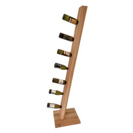 Weinständer aus Holz für 8 Flaschen